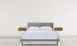 Wall Mounted Round Chestnut Bedside - Artisan Furniture - Flyclothing LLC