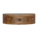 Wall Mounted Rounded Bedside - Artisan Furniture - Flyclothing LLC