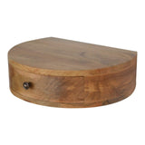 Wall Mounted Rounded Bedside - Artisan Furniture - Flyclothing LLC