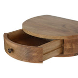 Wall Mounted Rounded Bedside - Artisan Furniture - Flyclothing LLC