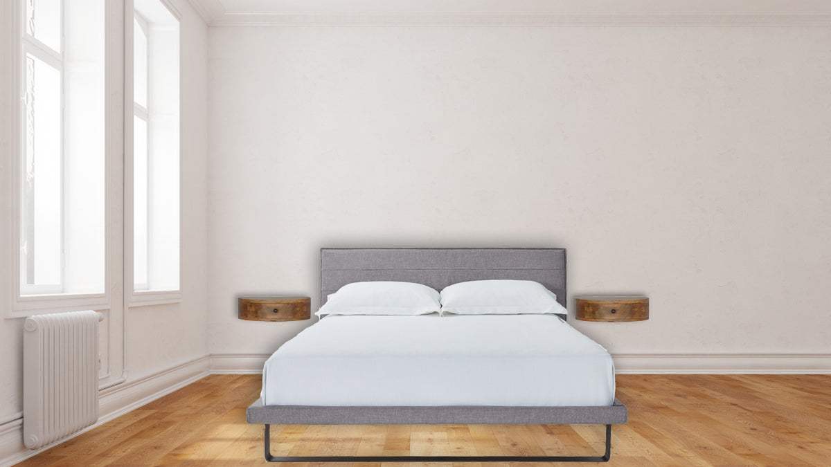 Wall Mounted Rounded Bedside - Artisan Furniture - Flyclothing LLC