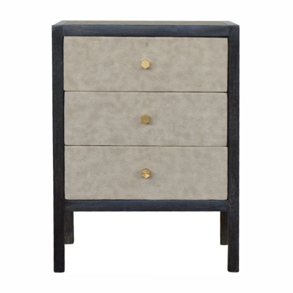 Artisan Furniture Faux Leather Nightstand - Artisan Furniture