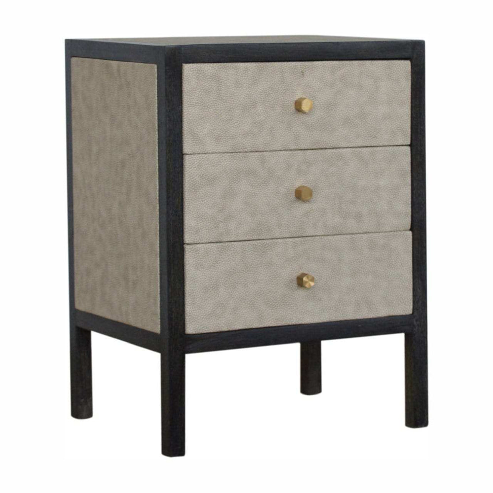 Artisan Furniture Faux Leather Nightstand - Artisan Furniture - Flyclothing LLC