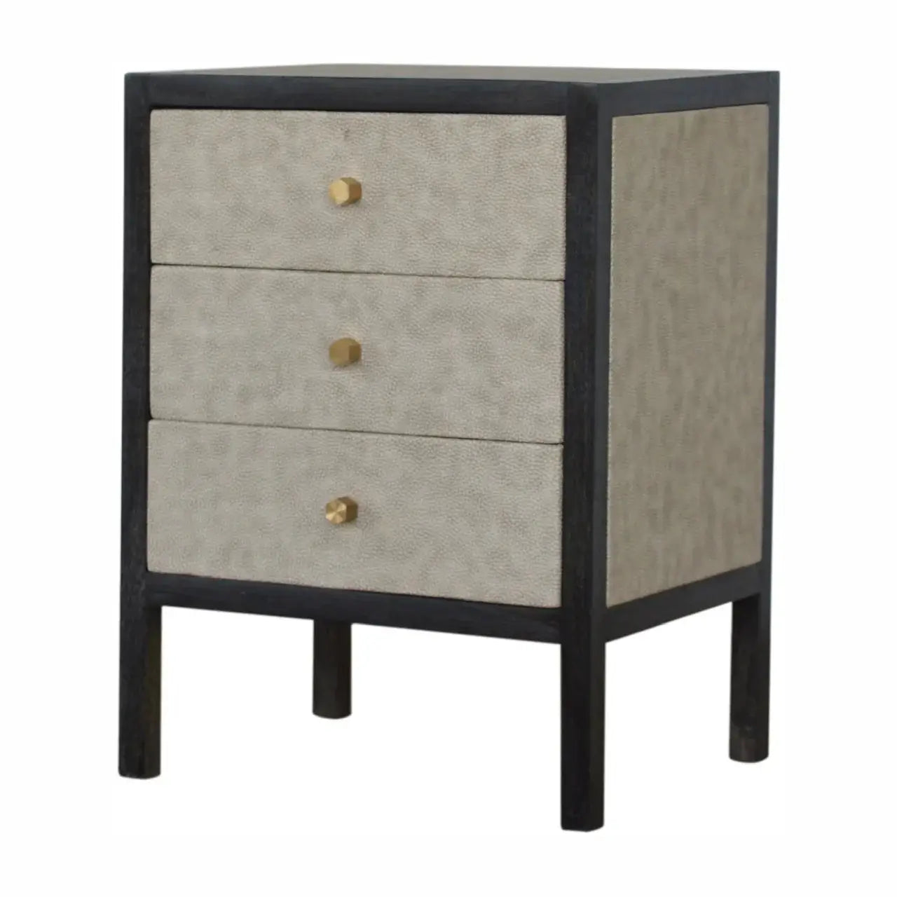 Artisan Furniture Faux Leather Nightstand - Artisan Furniture - Flyclothing LLC