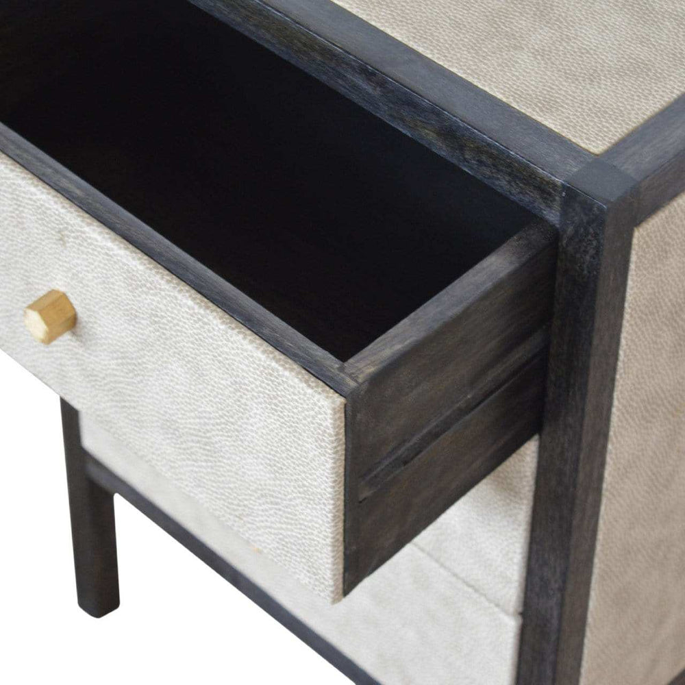 Artisan Furniture Faux Leather Nightstand - Artisan Furniture - Flyclothing LLC