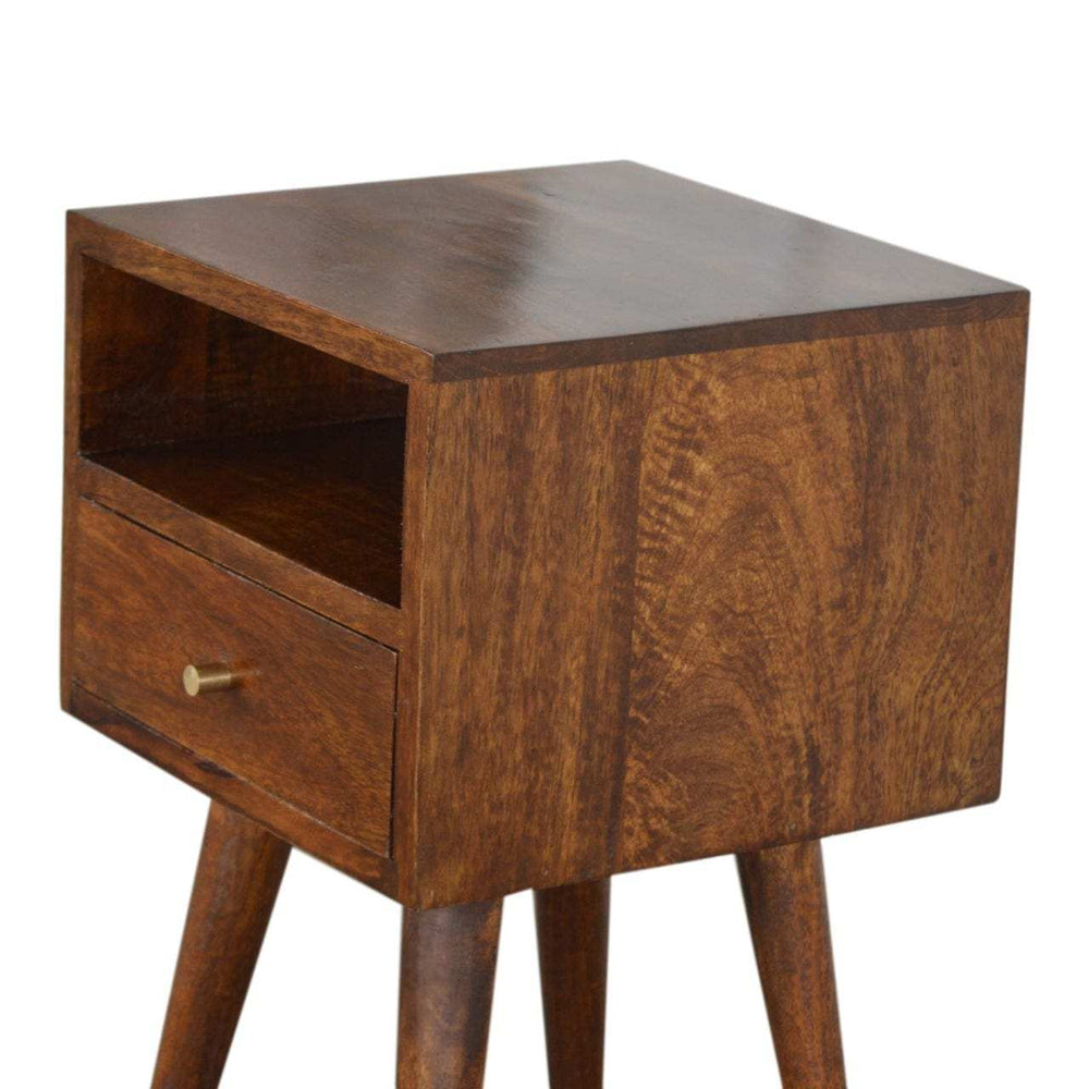 Mini Chestnut Bedside - Artisan Furniture - Flyclothing LLC