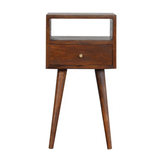 Mini Chestnut Bedside - Artisan Furniture - Flyclothing LLC