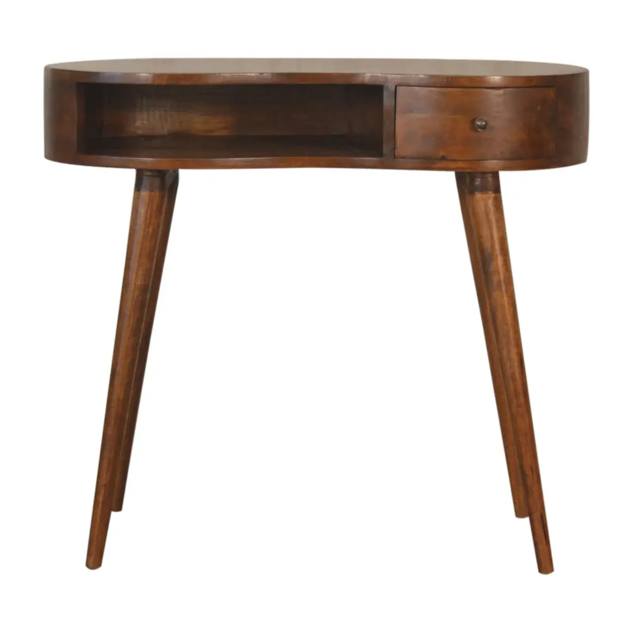 Chestnut Rounded Writing Desk - Artisan Furniture - Flyclothing LLC