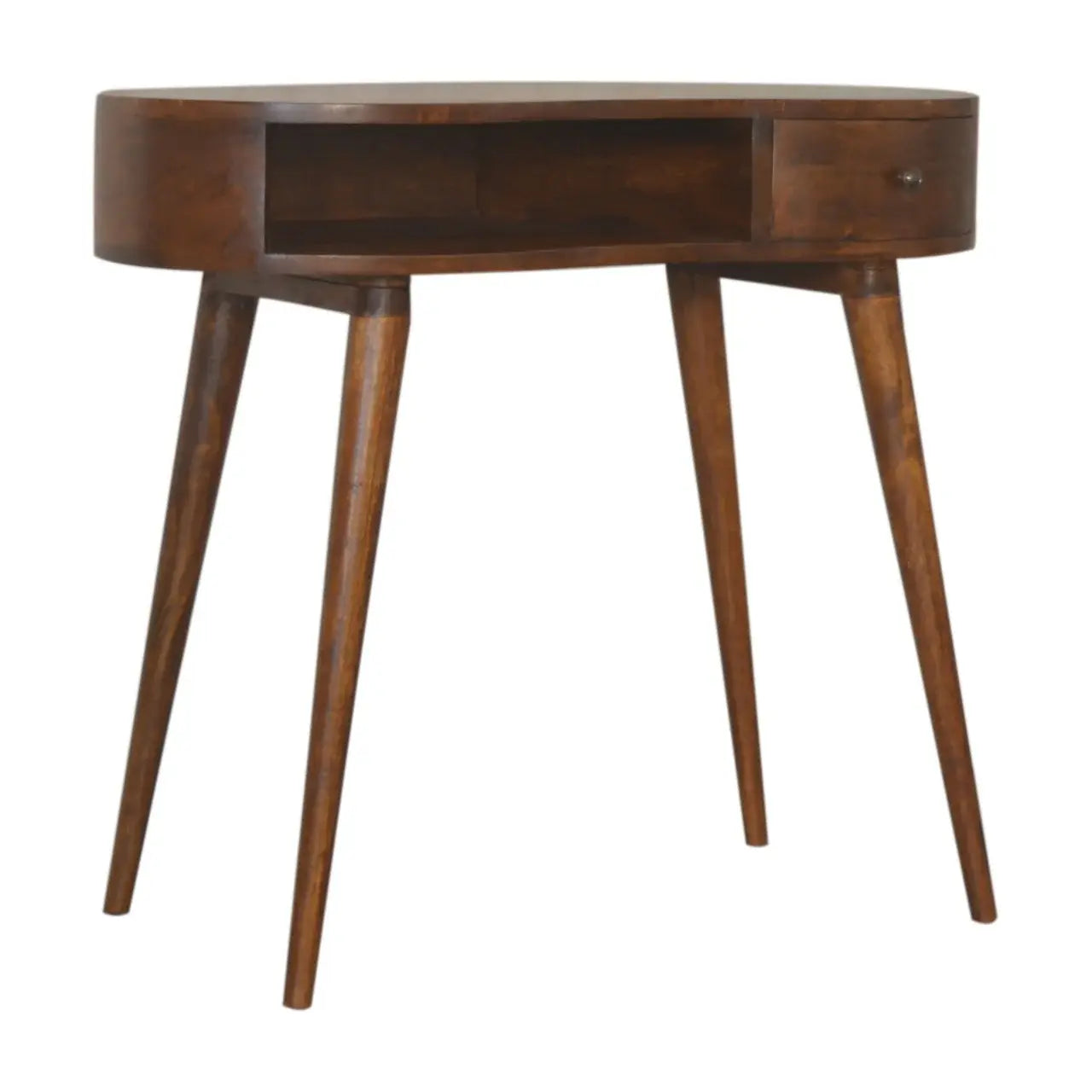 Chestnut Rounded Writing Desk - Artisan Furniture - Flyclothing LLC