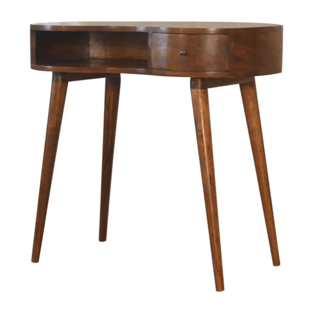 Chestnut Rounded Writing Desk - Artisan Furniture - Flyclothing LLC