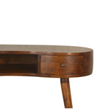 Chestnut Rounded Writing Desk - Artisan Furniture - Flyclothing LLC