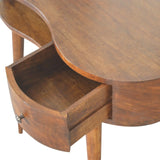 Chestnut Rounded Writing Desk - Artisan Furniture - Flyclothing LLC