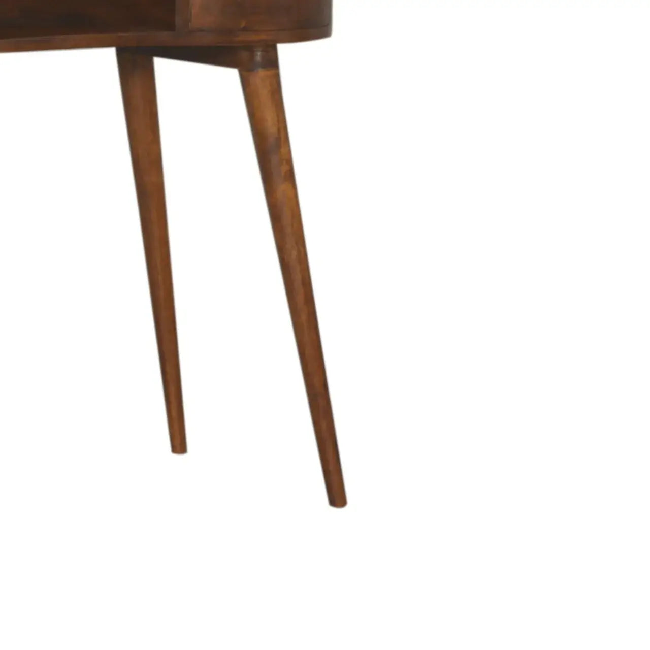 Chestnut Rounded Writing Desk - Artisan Furniture - Flyclothing LLC