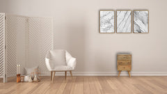 Nordic Style 4 Drawer Multi Bedside - Artisan Furniture