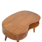 Chestnut Wave Coffee Table - Artisan Furniture - Flyclothing LLC