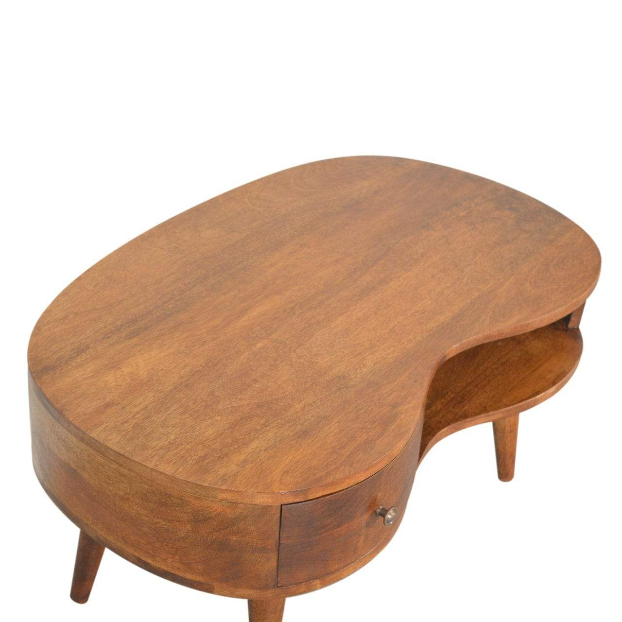 Chestnut Wave Coffee Table - Artisan Furniture - Flyclothing LLC