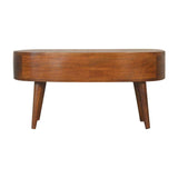 Chestnut Wave Coffee Table - Artisan Furniture - Flyclothing LLC
