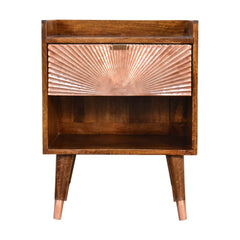 Artisan Manila Copper 1 Drawer Nightsand - Artisan Furniture