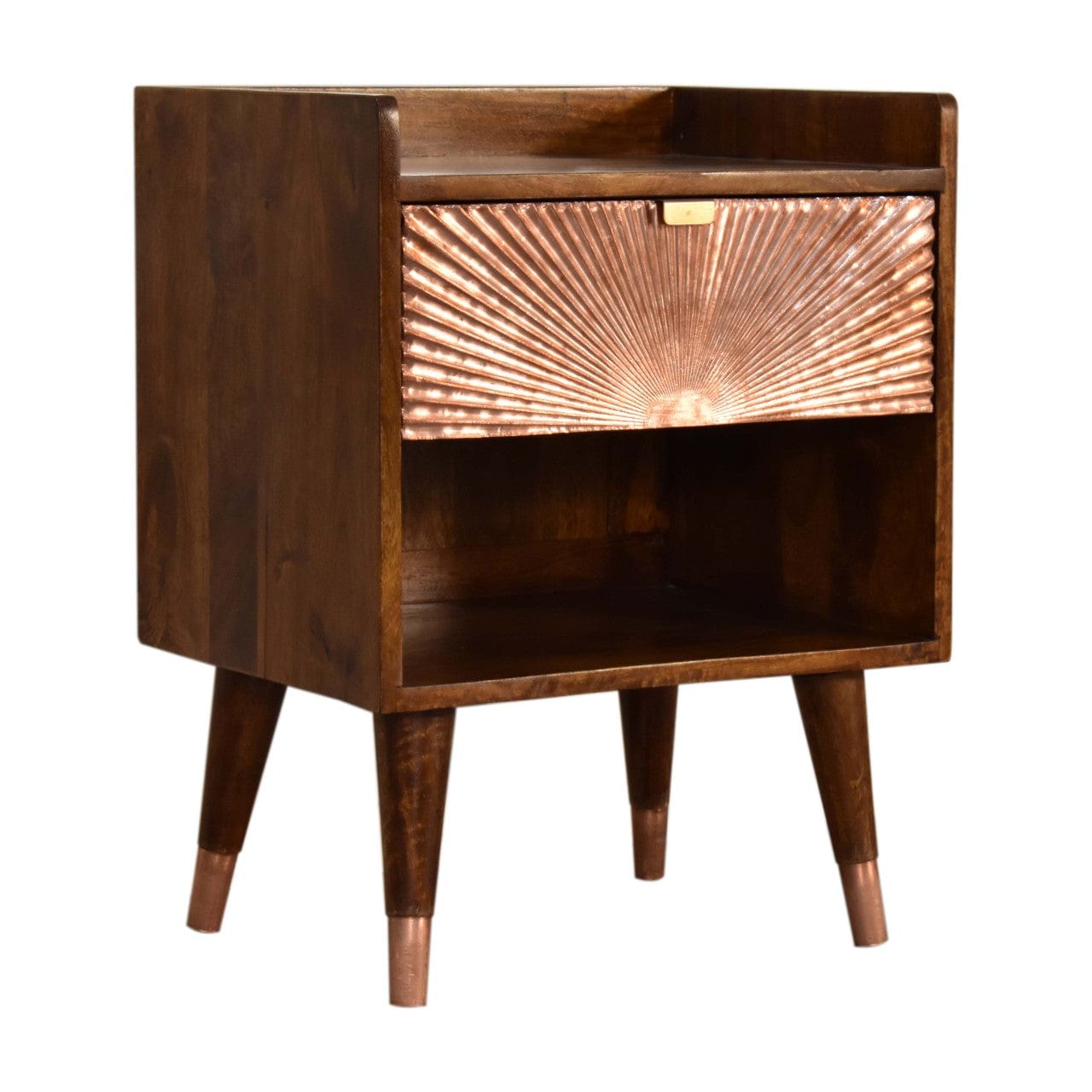 Artisan Manila Copper 1 Drawer Nightsand - Artisan Furniture
