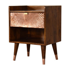 Artisan Manila Copper 1 Drawer Nightsand - Artisan Furniture