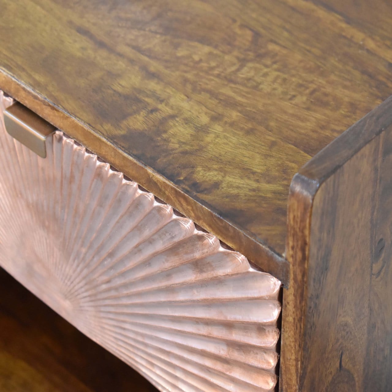Artisan Manila Copper 1 Drawer Nightsand - Artisan Furniture