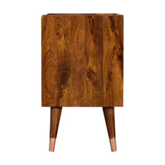 Artisan Manila Copper 1 Drawer Nightsand - Artisan Furniture