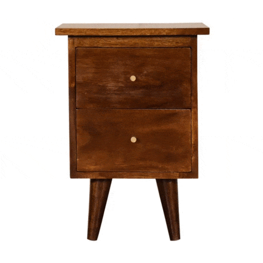 Chestnut Bedside - Artisan Furniture - Flyclothing LLC