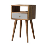 Mini Sky Blue Hand Painted Bedside - Artisan Furniture - Flyclothing LLC
