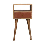 Mini Brick Red Hand Painted Bedside - Artisan Furniture - Flyclothing LLC