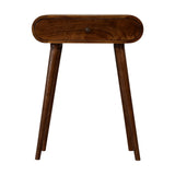 Mini Round Chestnut Console - Artisan Furniture