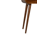 Mini Round Chestnut Console - Artisan Furniture - Flyclothing LLC