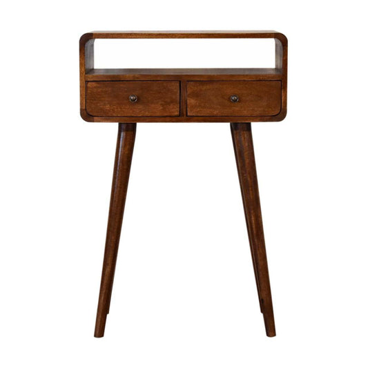 Mini Chestnut Console Table - Artisan Furniture - Flyclothing LLC