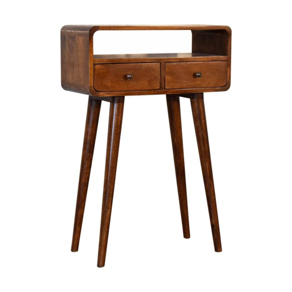 Mini Chestnut Console Table - Artisan Furniture - Flyclothing LLC