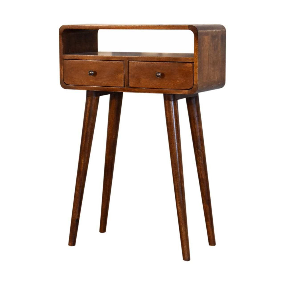 Mini Chestnut Console Table - Artisan Furniture - Flyclothing LLC