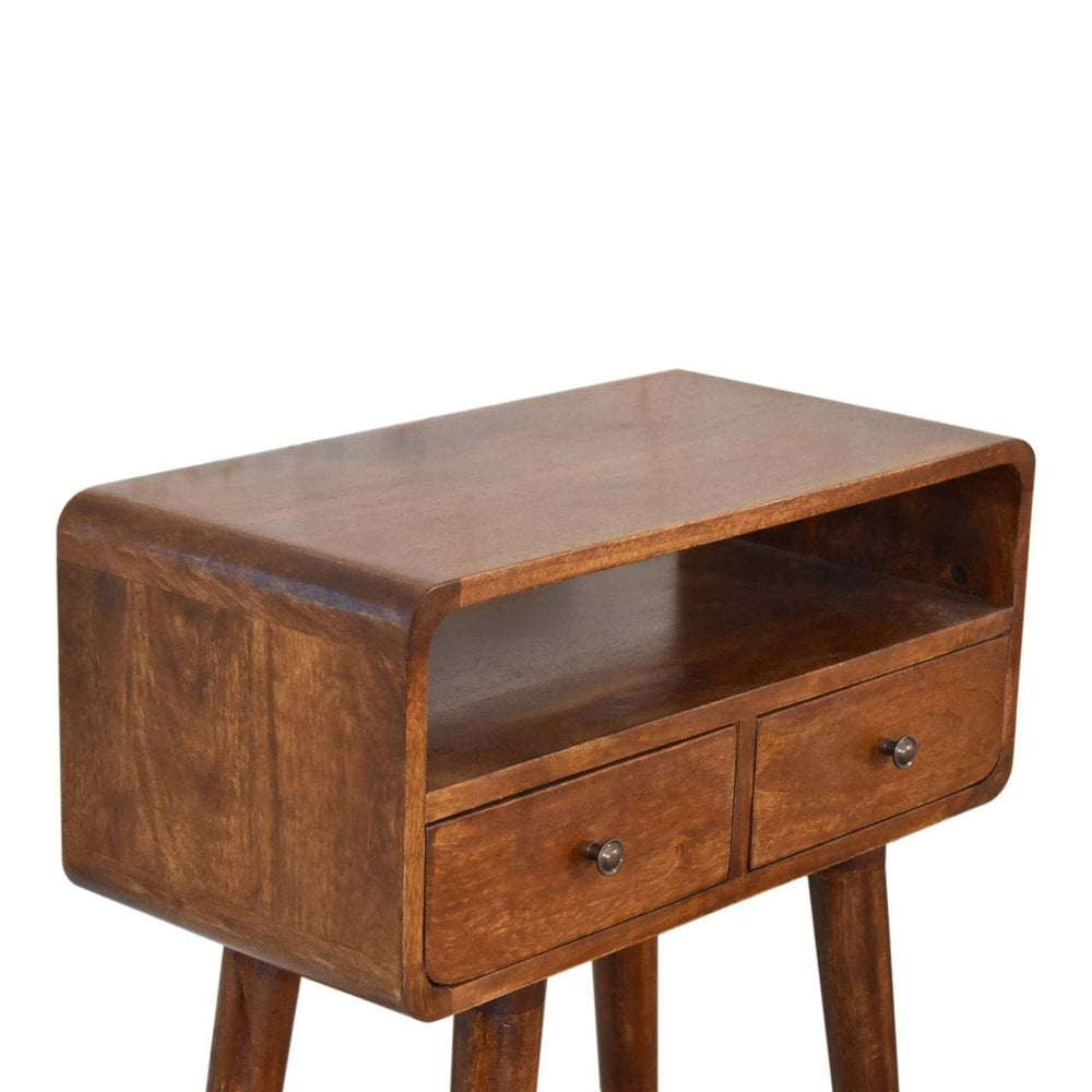 Mini Chestnut Console Table - Artisan Furniture - Flyclothing LLC