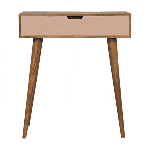 Mini Pink Dressing Table - Artisan Furniture - Flyclothing LLC