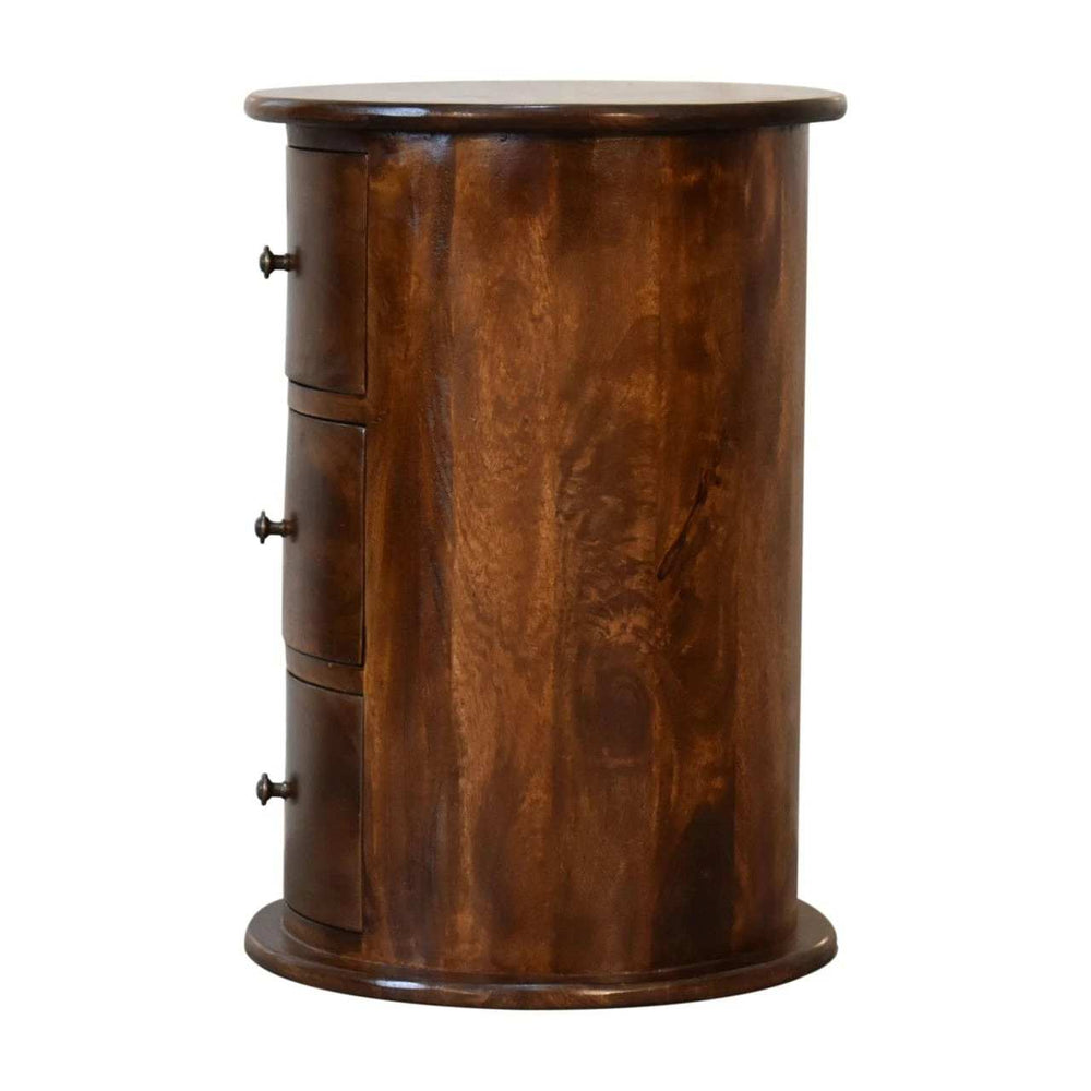 Artisan 3 Drawer Chestnut Drum - Artisan Furniture - Flyclothing LLC