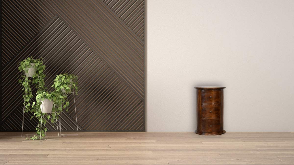 Artisan 3 Drawer Chestnut Drum - Artisan Furniture - Flyclothing LLC