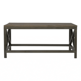 Industrial Cross Metal Coffee Table - Artisan Furniture - Flyclothing LLC