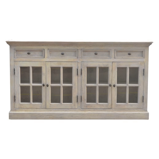 Stone Acid Wash Glazed Sideboard - Artisan Furniture - Flyclothing LLC
