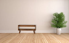 Chestnut Nordic Storage Bench - Artisan Furniture