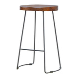 Industrial Chunky Bar Stool - Artisan Furniture - Flyclothing LLC