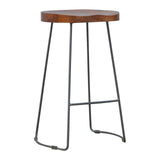 Industrial Chunky Bar Stool - Artisan Furniture - Flyclothing LLC