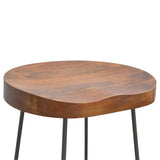 Industrial Chunky Bar Stool - Artisan Furniture - Flyclothing LLC