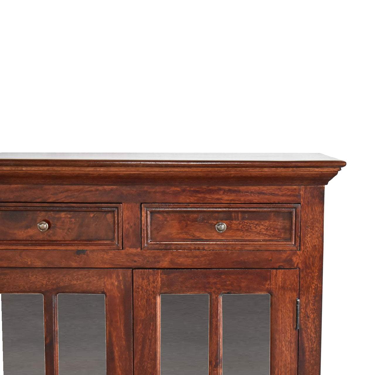 Large Cherry Glazed Sideboard - Artisan Furniture - Flyclothing LLC