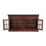 Large Cherry Glazed Sideboard - Artisan Furniture - Flyclothing LLC