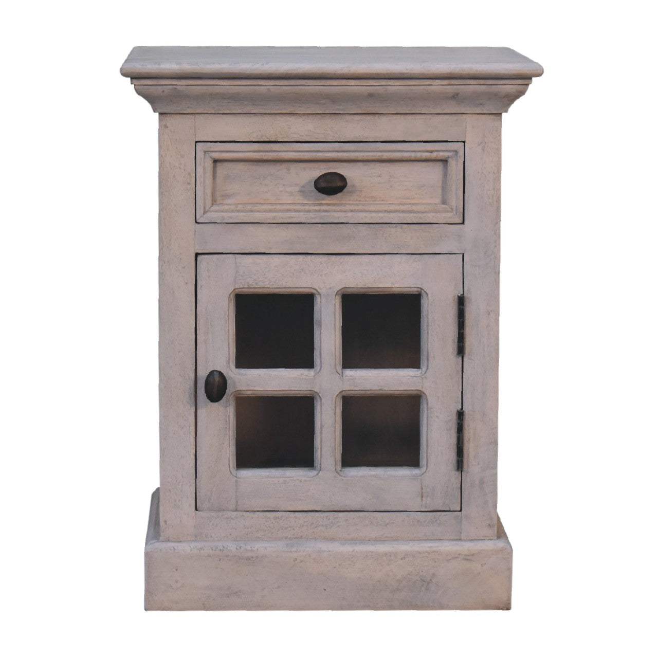 Glazed Stone Bedside - Artisan Furniture - Flyclothing LLC