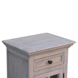 Glazed Stone Bedside - Artisan Furniture - Flyclothing LLC