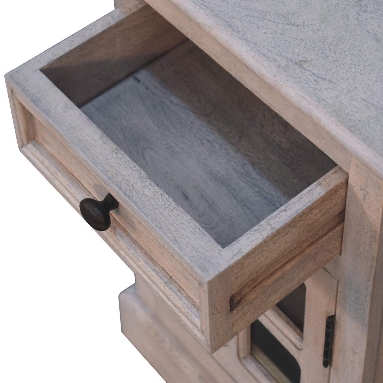 Glazed Stone Bedside - Artisan Furniture - Flyclothing LLC