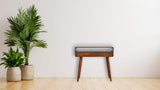 Curved Chestnut Console Table - Artisan Furniture - Flyclothing LLC